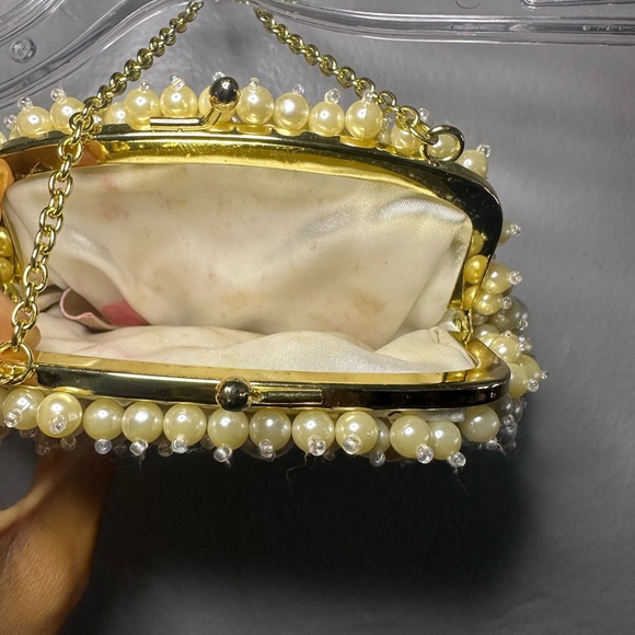 Pearl beaded evening bag/clutch - Picture 2 of 6